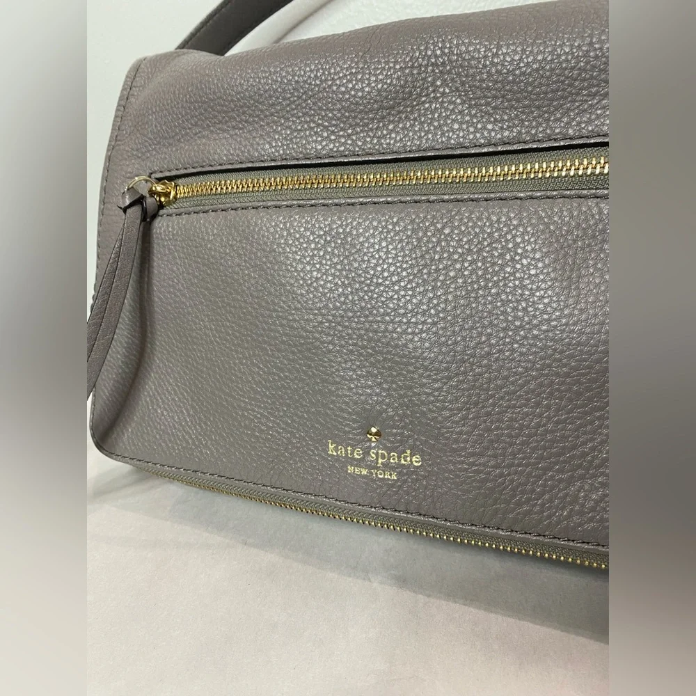 Kate Spade gray Top Handle Crossbody